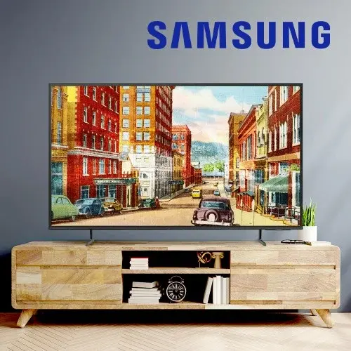 삼성 4K UHD 스마트 사이니지 TV 1등급 스탠드형 기사님 방문설치 107.9cm(43인치), 스탠드