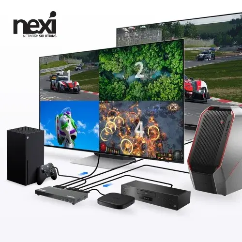 4x2 HDMI 매트릭스 스위치 멀티뷰어 HDMI화면분할기
