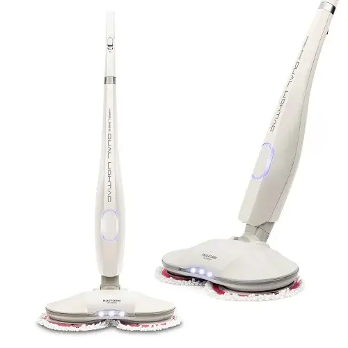 [N배송] 휴스톰 무선 듀얼스핀 물걸레청소기 아이보리 HS-9900G