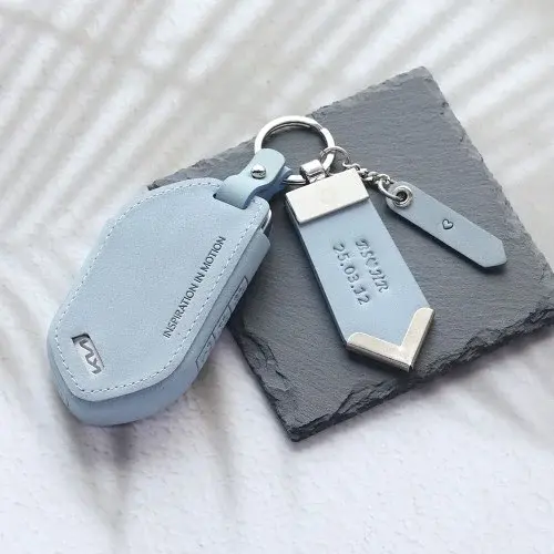 더레이즈 차 키케이스 자동차 스마트 가죽 키커버 홀더 한글