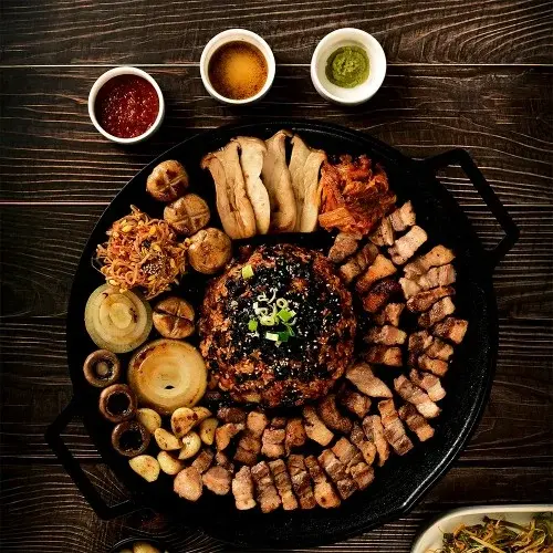 시샘 기름안튀는 캠핑 바베큐 삼겹살 솥뚜껑 고기 불판 통주물 인덕션 그리들팬 30