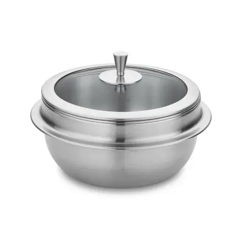 쿡에버 IH 통3중 인덕션 뚝배기 12cm / 스텐 냄비 계란찜 솥밥