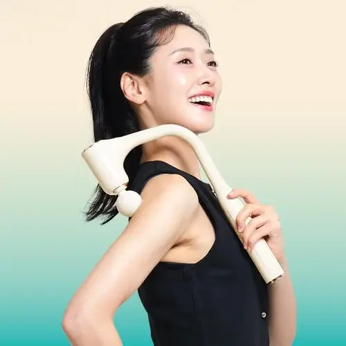 [포토리뷰 2천점 적립]휴플러스 커브건 PRO C20 목 어깨 등 안마기 마사지기 마사지건