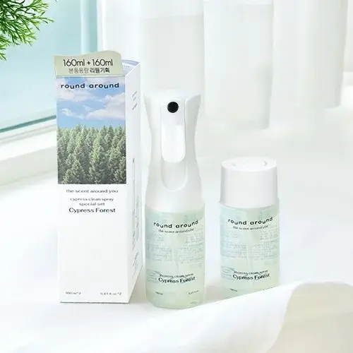 라운드어라운드 편백 클린 스프레이 160ml+160ml 리필기획