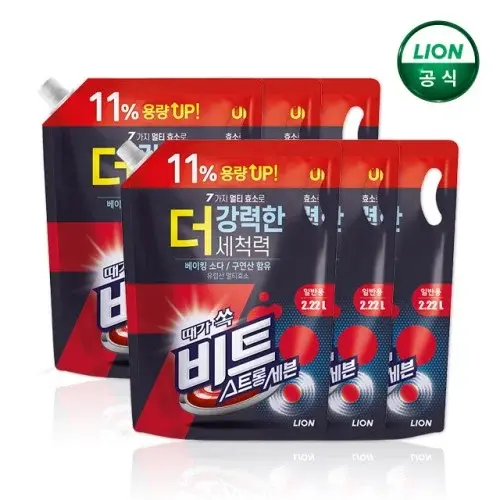 비트 액체세제 딥클린 2L 리필 x 6개 / 세탁세제