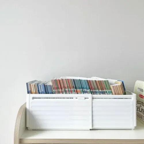 3P+3P 길이조절 정리함 펜트리 수납함 주방 냉장고 서랍 옷장 수납 박스 대형
