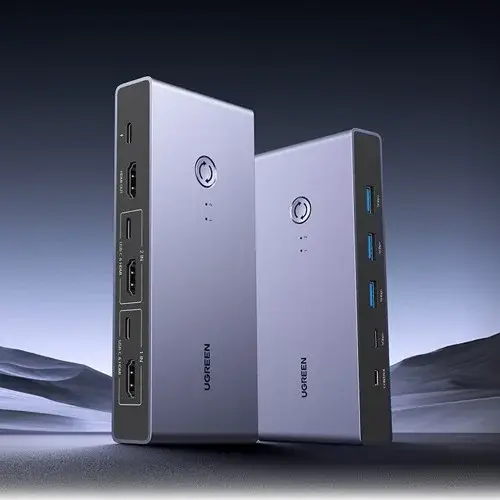 유그린 8K 60Hz HDMI 2.1 USB 멀티허브 KVM 스위치 CM692