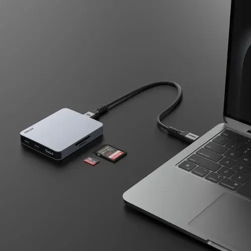 USB C타입 8in1 10Gbps 미니 멀티허브 독 MH810