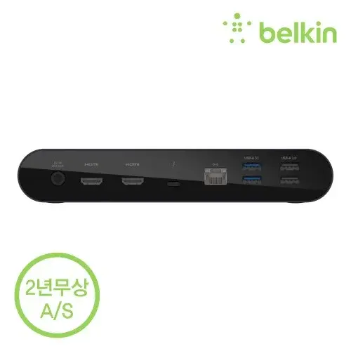 벨킨 썬더볼트4독 도킹스테이션 C타입 멀티 허브 INC006 M2 맥북 프로 13 맥북에어 호환 최대 8K 모니터
