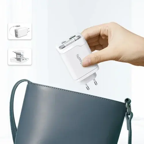 N배송 65W C타입 릴케이블 일체형 초고속 노트북 충전기 맥북 삼성 LG그램 레노버