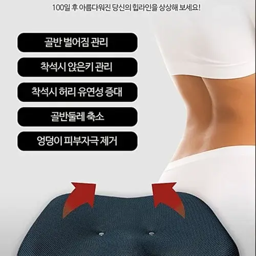 펠비스튜너 사무실 메모리폼 골반 자세교정 방석