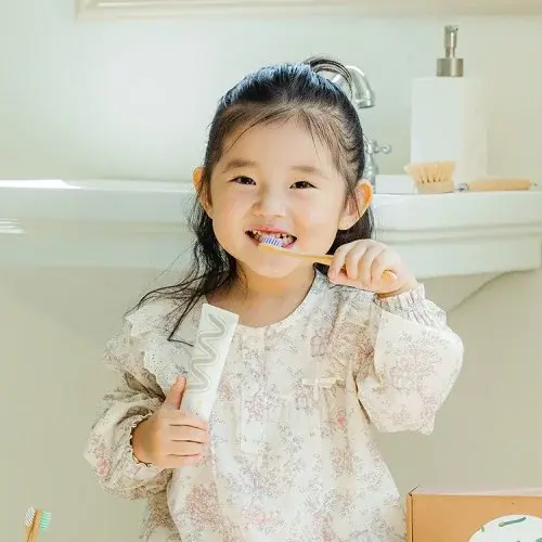 미세플라스틱 안심 닥터노아 대나무 유아 아기칫솔 돌 6개입