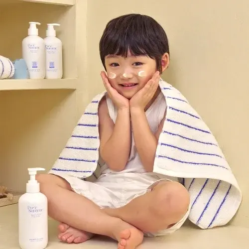 퓨어솜 트리플클린 아토케어 특허 아기 신생아 약산성 순한 진정 보습 로션 360ml, 1개