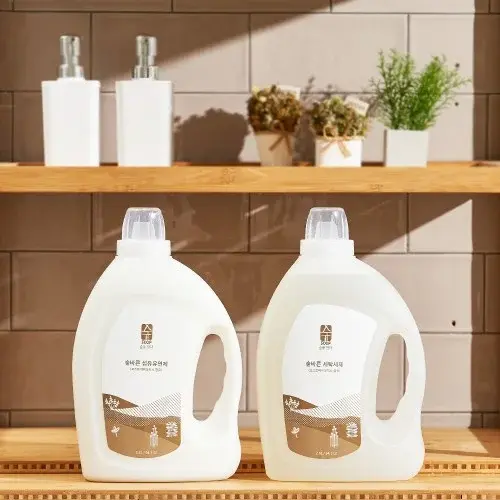 숲바른 아기 유아 대용량 세탁세제 2.8L, 2개