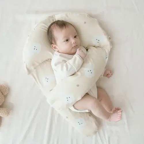 베베데코 신생아 유아베개 마미품 아기 짱구 베개 두상 모로반사방지 뒤집기 좁쌀 나나