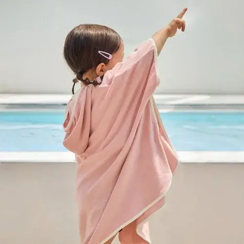 유아 아기 비치 가운 후드 물놀이 수영 초등 어린이 극세사 샤워 목욕 판초 타올