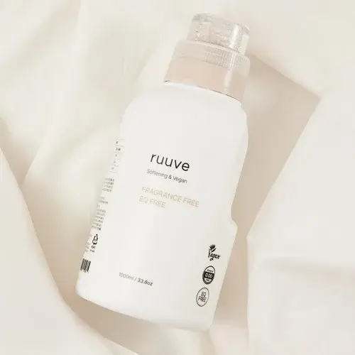 1+1 러베 유아 천연 중성 아기 세탁세제 1L + 화학점증 제로 섬유유연제 1L