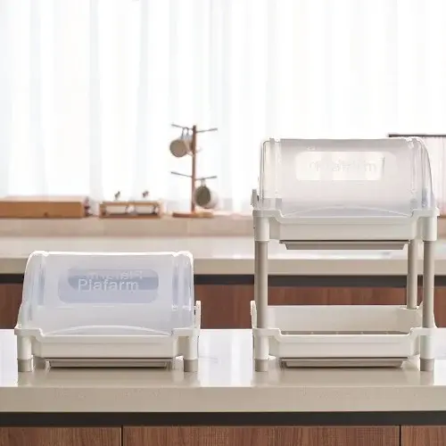 뉴코코맘 젖병보관함 2단 뚜껑 젖병 건조대 이유식기 건조대
