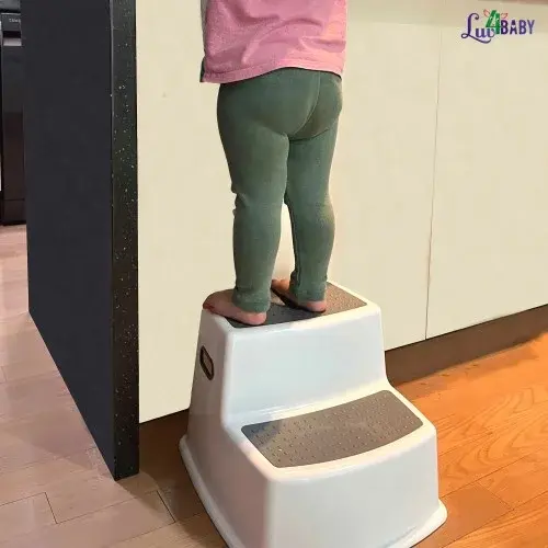 아기 화장실 계단 유아 발 디딤대 세면대 침대 스텝2 발판