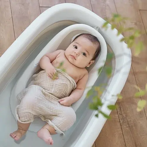 더마더 접이식 아기욕조 신생아욕조 디지털 탕온계