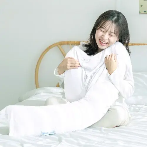 영국 프리미엄 드림지니 임산부 바디필로우 (속솜+커버) 임신축하선물 임산부베개 쿠션 답답하지 않은 7자형