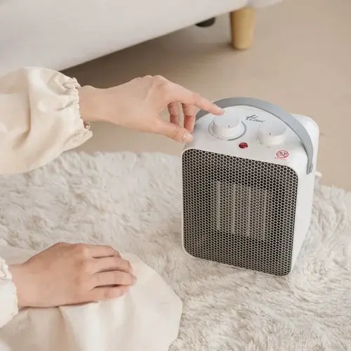 한일 미니온풍기 발난로 욕실 온풍기 난방기 캠핑 사무실 HEF-101MINI