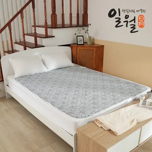 일월 피치터치 저전력 워셔블 캠핑 침대 탄소 카본매트 전기장판 전기매트 싱글