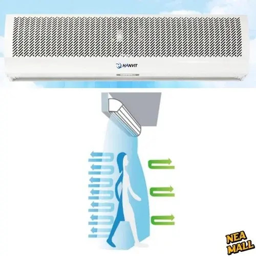 출 입구 입문 업소용 에어커튼 1000 산업용 에어커튼