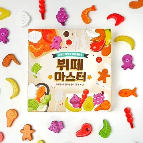 뷔페마스터 보드게임 음식 쌓기 덱스터리티 균형 밸런스 어린이 선물