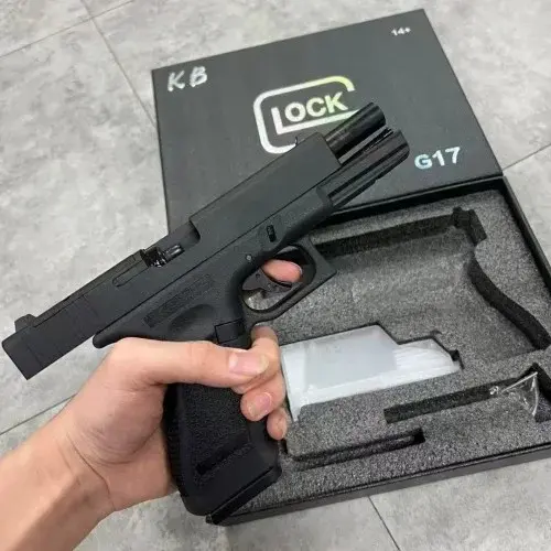 글록17 Glock G17 수정탄 EBB 핸드건 전동 블로우백 메탈 슬라이드 기어