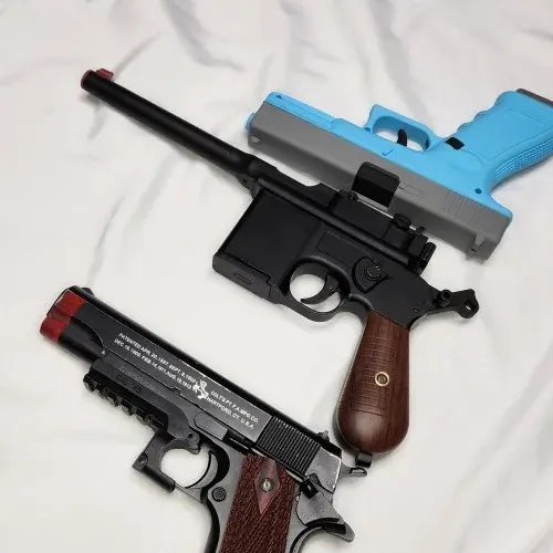무동력 블로우백 마우저 M712 C96 7.63mm 자동권총 모델건 탄피배출