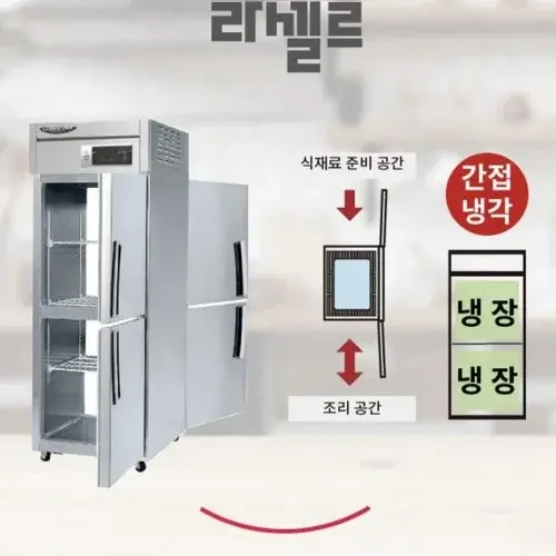 업소용 25박스 양문형냉장고 식당용 영업용 급식 조리실냉장고