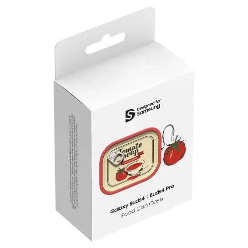 삼성 갤럭시 버즈4 버즈4프로 케이스 토마토 수프 통조림 커버