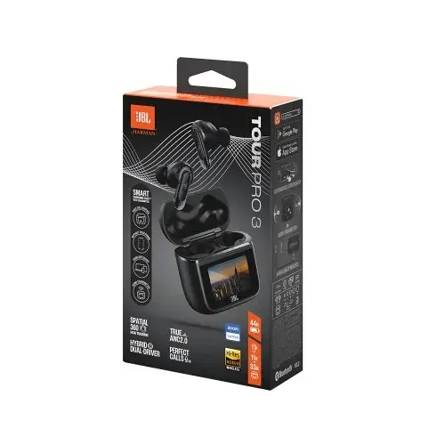 삼성공식파트너 JBL TOUR PRO3 블루투스 노이즈캔슬링 무선 이어폰 블랙