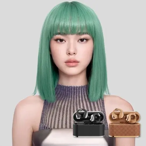 BUTTONS 클립 동시통역 오픈형 블루투스 이어폰 AI 비서 HALI 버튼스 무선 이어폰