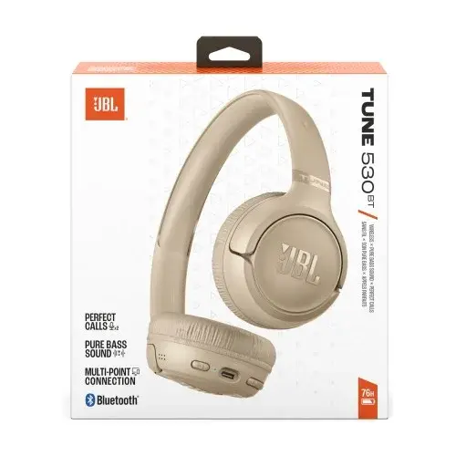 삼성공식파트너 JBL T530BT 블루투스 헤드셋 무선 헤드폰 베이지