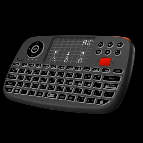 리 듀얼모드 블루투스 무선 터치패드 키보드 콤보 Rii i4+