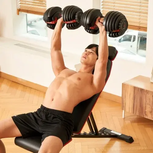 멜킨 볼튼 각도조절 인클라인 가정용 접이식 헬스 벤치프레스 디클라인 벤치 운동기구 의자