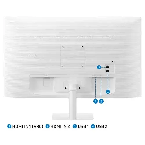 삼성 M5 LS32DM501 80.1cm 스마트모니터 화이트 OTT 넷플릭스 유튜브 미러링