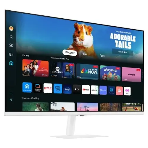 삼성 무빙스타일 M5 스마트 IPTV 모니터 이동식 스탠드 삼탠바이미 M50D 80.1cm(32인치), 화이트