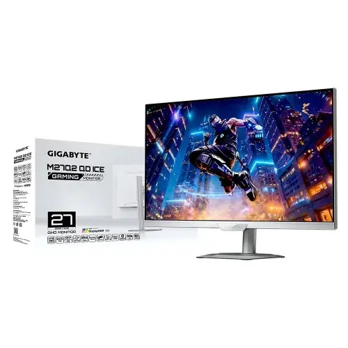 GIGABYTE M27Q2 QD 200Hz HDR KVM 피벗 세로 퀀텀닷 슈퍼스피드 IPS 게이밍 68cm(27인치)