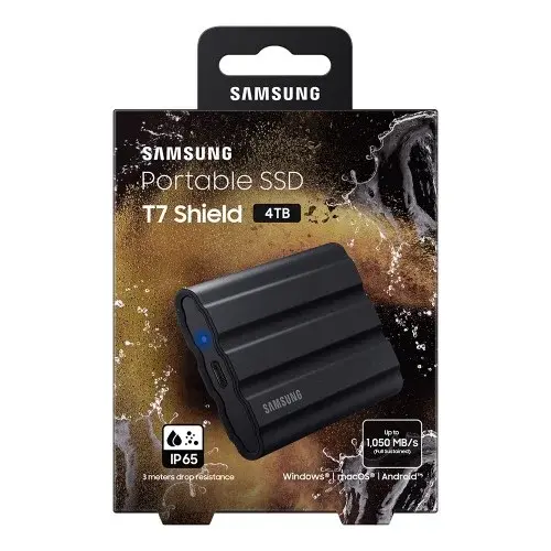 삼성전자 삼성 포터블 외장 SSD T7 Shield 데이터 복구 서비스 4TB, 블랙