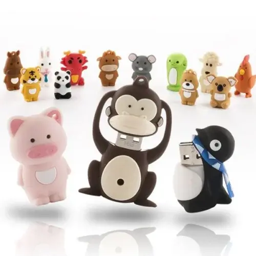 귀여운 동물 usb 메모리 캐릭터 usb 이동식 드라이브 32기가 학생