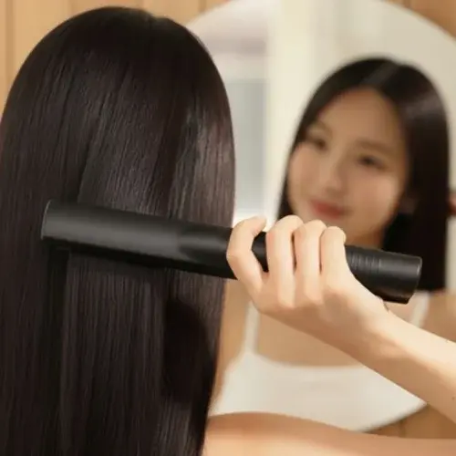 비럭스 실크온 초음파 헤어케어 기기 손상모복구 홈케어 물방울 고데기 초음파 일본