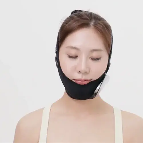 닥터펄스 턱관절 마사지기 입벌림 방지 밴드형 심부교근 전용 EMS 저주파 마사지기