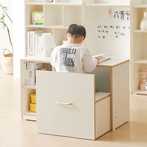 키미 수납 의자 어린이방 인테리어 장난감정리 다용도의자