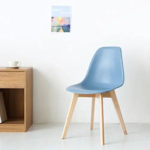 OLLSON 책상 올화이트 + WOODFEL 의자 세트