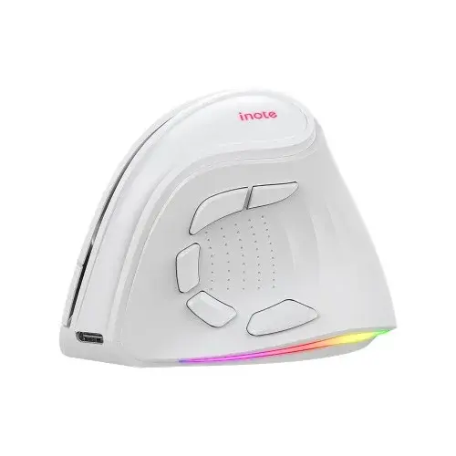 아이노트 VM530RB 인체공학 블루투스 무선 버티컬 마우스 화이트