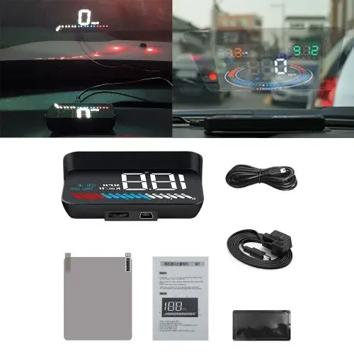 일체형 헤드업 디스플레이 HUD 밝기조절 GPS OBD